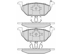 23130 Custom Wholesale China EMARK Disc Auto Original Ceramic Brake Pads 1J0 698 151 A D768-7860