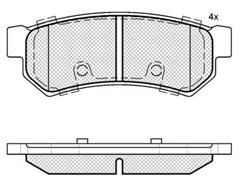 No Noise Creamics Brake Pads High Quality Auto Parts Break Pad 55500-85Z10 D1315-7939