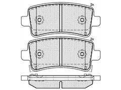 D1430-8547 MDB2867 602758 573313B FD7413A GDB1784 Hydraulic 100% Full Test for Rear Disc Brake Pads