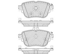 SDCX D1936-9161 / 0004206100 / A0004206100 Brake Pad for MERCEDES BENZ E300 2017-