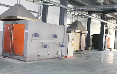 Curing: Again, brake pads are put under high temperature to strengthen and ensure they can perform under extreme conditions.